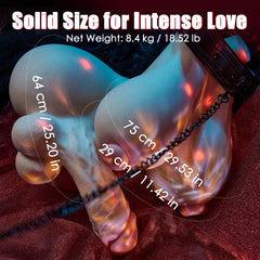 Ashe: Muñecas Sexuales Transexuales Futa de 5 Túneles con Torso Sexual y Pene Penetrado