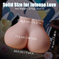 Kuroko: Muñeca Sexual de Bolsillo con Culo Grande y Trasero Burbuja